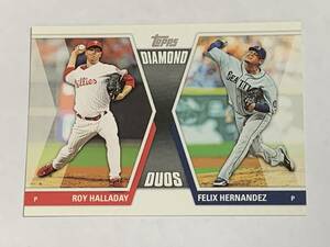 ROY HALLADAY FELIX HERNANDEZ 2011 TOPPS DIAMOND DUOS INSERT 即決