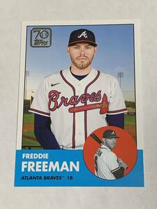 FREDDIE FREEMAN 2021 TOPPS UPDATE 70 YEARS OF TOPPS INSERT BRAVES 即決