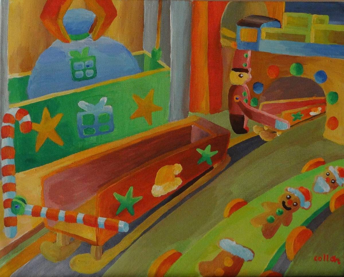 D208 [Yumeya] Dream Color Original Art Exhibition Tamaño F3 (273x220x18) Tamaño fácil de disfrutar. Para tu habitación o tienda. Ventas de arte Kanefuto 6000 yenes, Obra de arte, Cuadro, acrílico, Tajo