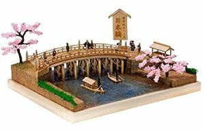 ウッディジョー 東海道五十三次シリーズ 日本橋 木製模型 ノンスケール 組み立てキット