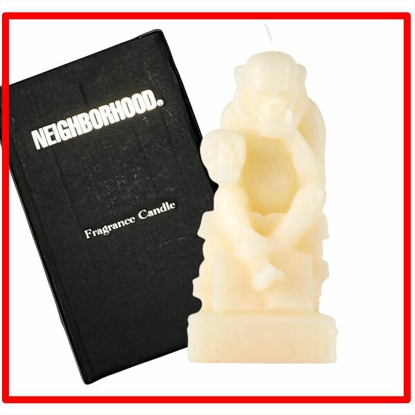 【新品】即決★ NEIGHBORHOOD ネイバーフッド ★ CANDLE キャンドル アロマ インテリア APE 猿 ivory