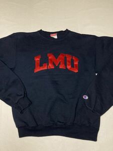 ◆ Champion ◆ チャンピオン メキシコ製 LMU ロヨラメリーマウント大学 パッチ カレッジロゴ S 紺