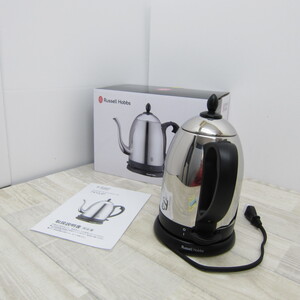 B12439【美品】ラッセルホブス電気ケトル細口1.0L7410JP