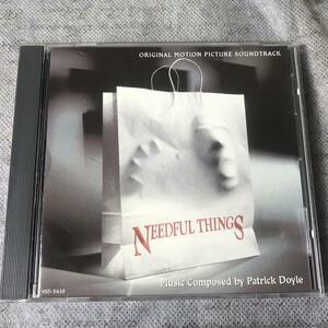 ★NEEDFUL THINGS ORIGINAL MOTION PICTURE SOUNDTRACK hf34b