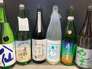 日本酒 一升瓶6本セット!