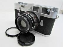 美品 LEICA ライカ フィルムカメラ M3 シルバークロームボディ ダブルストローク 89万番台 / インダスター61 F2.8 55mm 動作品_画像1