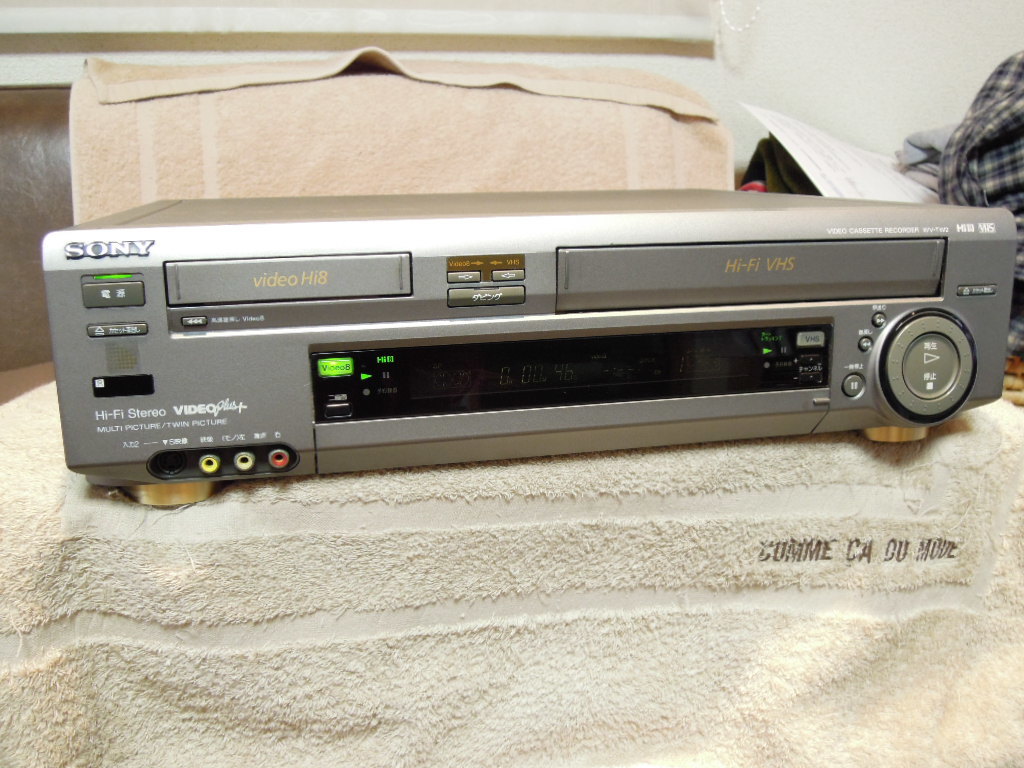 スタイリッシュシンプル SONY WV-TW2 VHSハイファイ／ステレオ