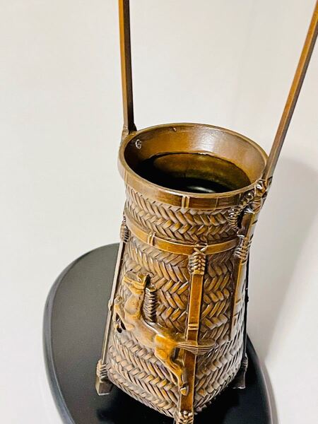 花器 花瓶 銅器