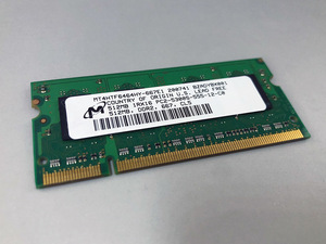 *512MB for laptop memory PC2-5300S-555-12-C0(DDR2 667) CL5 (MT4HTF6464HY-667E1) M 1 sheets control number [F2-B0293]