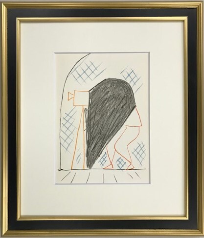 【特価】 ≪ ジャン コクトー ≫ オリジナル リトグラフ【石版画】 Ⅱ 1957年 JEAN COCTEAU
