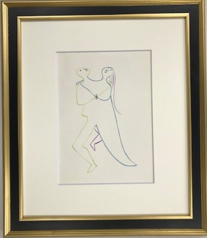 【特価】 ≪ ジャン コクトー ≫ オリジナル リトグラフ【石版画】 Ⅶ 1957年 JEAN COCTEAU