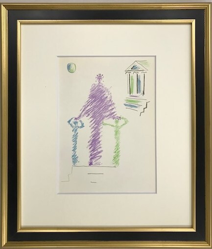 【特価】 ≪ ジャン コクトー ≫ オリジナル リトグラフ【石版画】 ⅩⅤ 1957年 JEAN COCTEAU