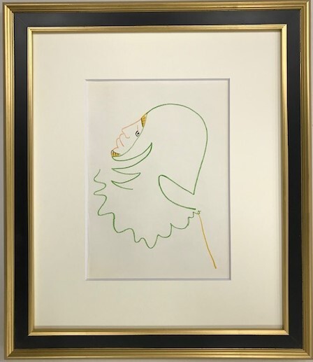【特価】 ≪ ジャン コクトー ≫ オリジナル リトグラフ【石版画】 ⅩⅦ 1957年 JEAN COCTEAU