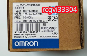 新品 OMRON 温度調節器 E5CC-CQ3ASM-002 保証6ヶ月