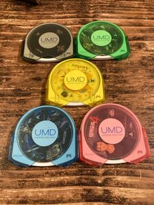 PSPソフト ケース付き5枚セット