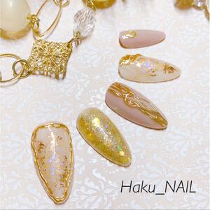 NO.34 ネイルチップ ジェルネイル ニュアンスネイル 大人ネイル 大理石ネイル 結婚式 入学式 成人式 ミラーネイル