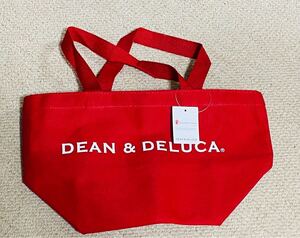DEAN&DELUCA トートバッグ ディーン&デルーカ レッド 赤