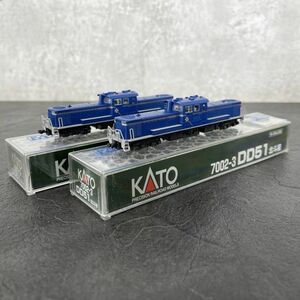 未使用 保管品 KATO カトー Nゲージ 7002-3 DD51 北斗星 2両セット ディーゼル機関車 鉄道模型 / C1-6531