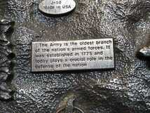 ベルト バックル SISKIYOU 1987年 ヴィンテージ UNITED STATES ARMY アメリカ陸軍 軍隊 ミリタリー アーミー 戦車 歩兵 US _画像3