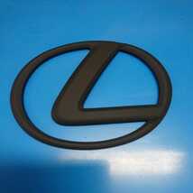 LEXUS MATTE BLACK EMBLEM レクサス マットブラック エンブレム GS350 GS450h GS460 RX350 RX450h EX350 LS460h LS460 艶消し黒_画像2