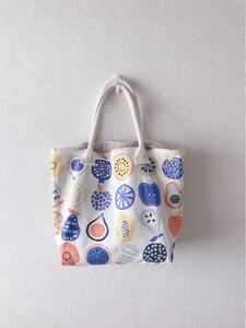 * handmade トートバック∴ 洋梨とりんご