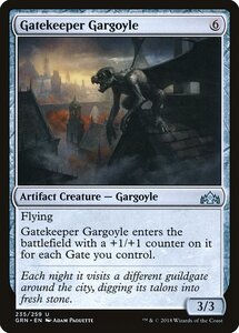 MTG ■無/英語版■ 《門番のガーゴイル/Gatekeeper Gargoyle》★FOIL★ ラヴニカのギルド GRN