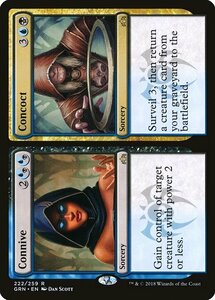 MTG ■金/英語版■ 《詭謀+奇策/Connive+Concoct》ラヴニカのギルド GRN