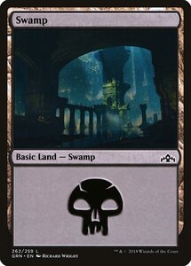 MTG ■土地/英語版■ 《沼/Swamp》ラヴニカのギルド GRN