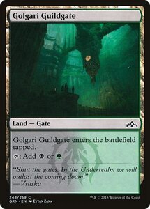 MTG ■土地/英語版■ 《ゴルガリのギルド門/Golgari Guildgate》ラヴニカのギルド GRN