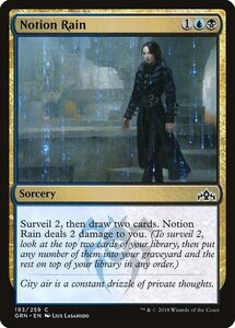 MTG ■金/英語版■ 《概念の雨/Notion Rain》ラヴニカのギルド GRN