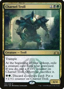 MTG ■金/英語版■ 《納骨堂のトロール/Charnel Troll》ラヴニカのギルド GRN