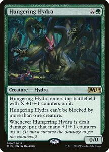 MTG ■緑/英語版■ 《飢餓ハイドラ/Hungering Hydra》 基本セット2019 M19