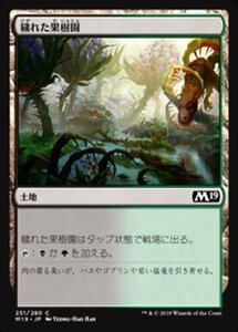 MTG ■土地/日本語版■ 《穢れた果樹園/Foul Orchard》★FOIL★ 基本セット2019 M19