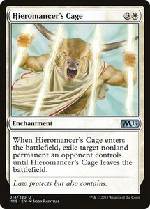 MTG ■白/英語版■ 《秘儀術師の檻/Hieromancer's Cage》 基本セット2019 M19