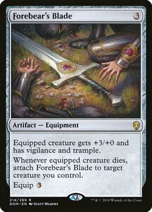 MTG ■無/英語版■ 《先祖の刃/Forebear's Blade》ドミナリア DOM