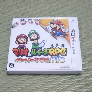 マリオ&ルイージRPGペーパーマリオMIX 3DSソフト