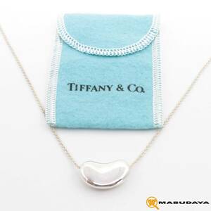 ◆◇【美品】Tiffany & Co. ティファニー ビーン ラージサイズ ペンダントネックレス SV925◇◆