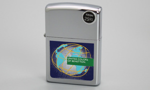 【未使用品・長期保管品】希少品 Zippo 250BNT 404 GLOBE UNITED COLORS OF BENETTON K II BRADFORD.PA.