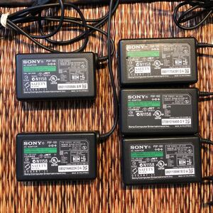 PSP 1000-3000 充電器パーツのみ5個 部品取 ACアダプター SONY PSP充電器 ソニー 純正品