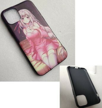 iphone11　pro Re:ゼロから始める異世界生活　ベッド　白髪　レムちゃん　エミリア　スバル　ケース　カバー