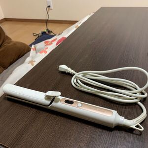 ヘアアイロン ストレート カール 2way 3段階温度調整可 髪に優しい LCD温度表示 持ち運び便利