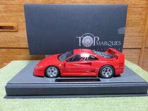 TOPMARQUES ( верх maru kes) 1/18 Ferrari F40 красный / ограниченный выпуск 500 шт. [ resin производства ]