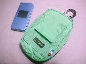  limited time price cut new goods exhibition goods # Aigle pouch green 