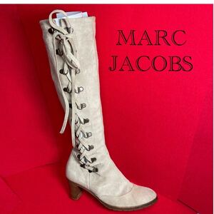 MARC JACOBS マークジェイコブス　ロングブーツ 編み上げ ロングブーツ