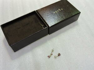 908390 agete( Agete ) earrings for charm beautiful goods 10K