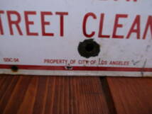 ★　USA　ビンテージ　コレクティブル　NO PARKING los Angels street SIGN /CITY OF LOS ANGELS ★_画像3