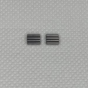 ☆新品未使用☆ 2×10mmステンレスシャフト 8本 タミヤ組立キット付属品 【DT-02 DT-03 DF-03 TT-02 】