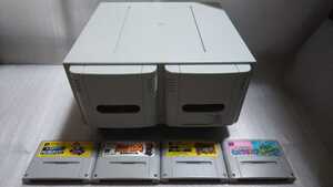 送料無料/スーパーファミコン収納ラック/SFCマリオ4本セット/Nintendo/任天堂/マリオワールド/ヨッシーアイランド/マリオカート/マリオRPG