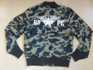 新品同様 A BATHING APE BA★PE ジャンバー Mサイズ 001LJB801019X