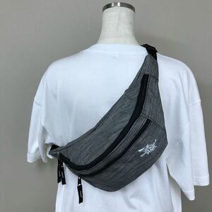 ウエストバッグ ボディバッグ ウエストポーチ ヒップバッグ 斜めがけ アウトドア 通勤 通学 メンズ レディース 新品 グレー
